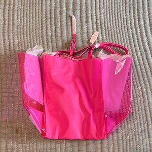 Victoria’s Secret Hot Pink Beach Tote Bag
